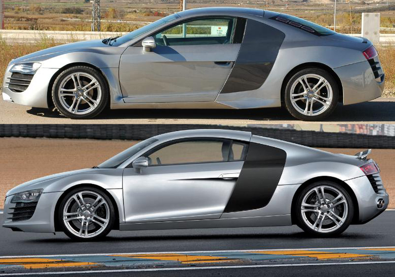 Illustration for article titled Man Builds Audi R8 Super Car Out Of A Mercury Cougar